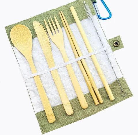 Portable Eco Friendly Bamboo Cutlery